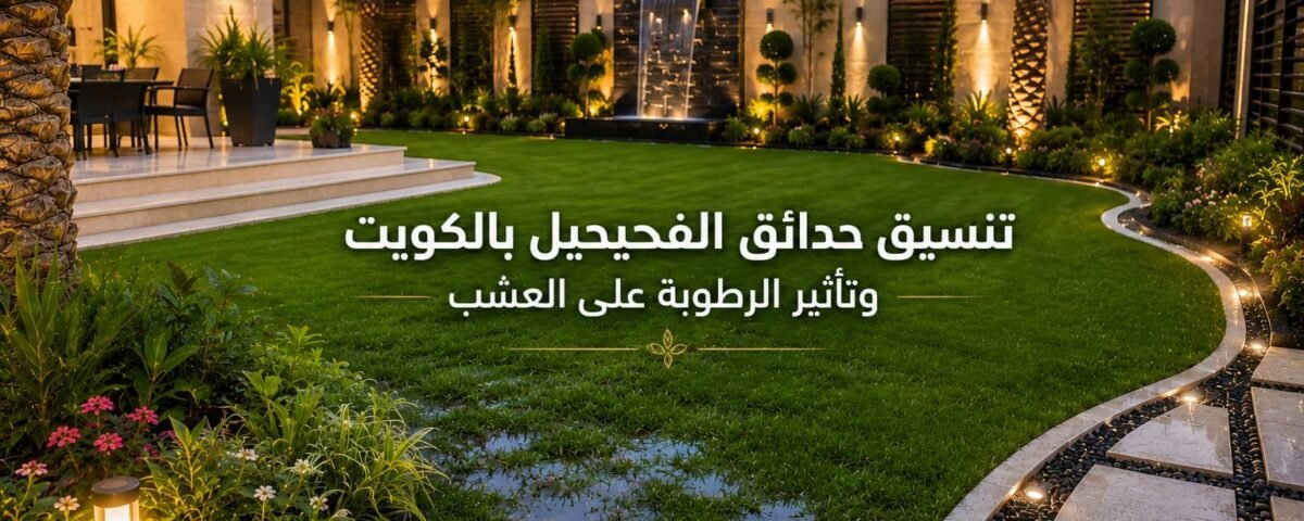 تنسيق حدائق الفحيحيل وتأثير الرطوبة