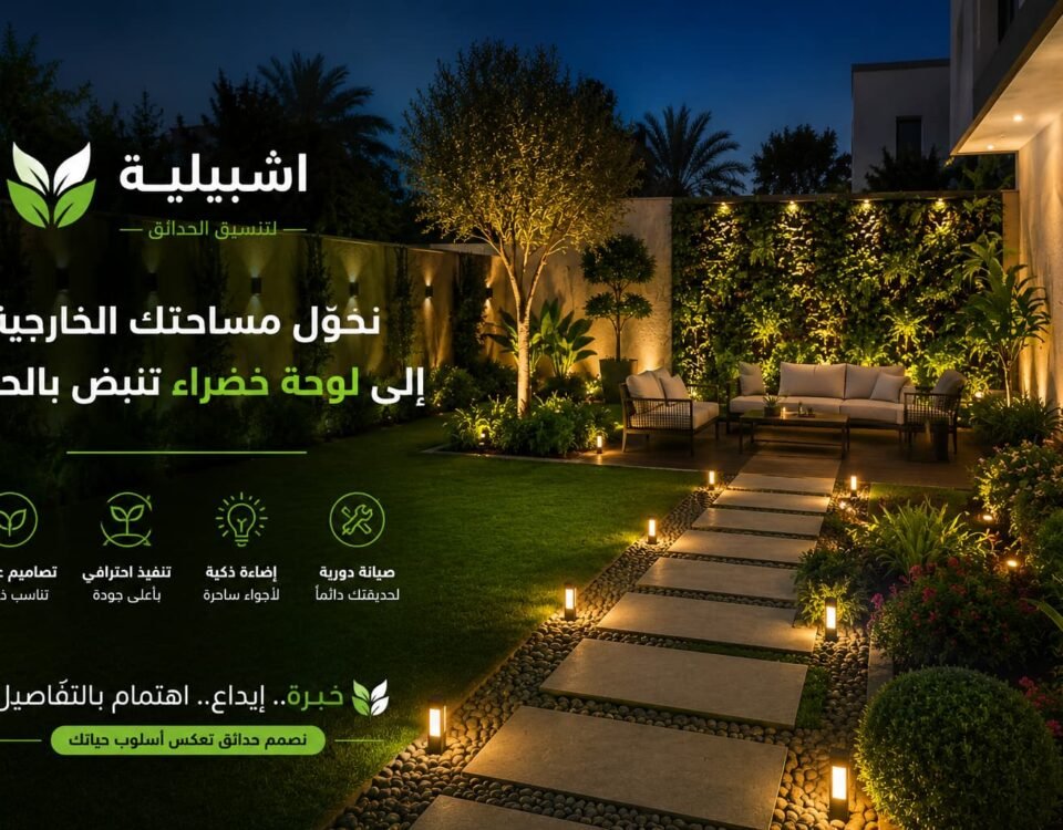 شركة تنسيق حدائق اشبيلية