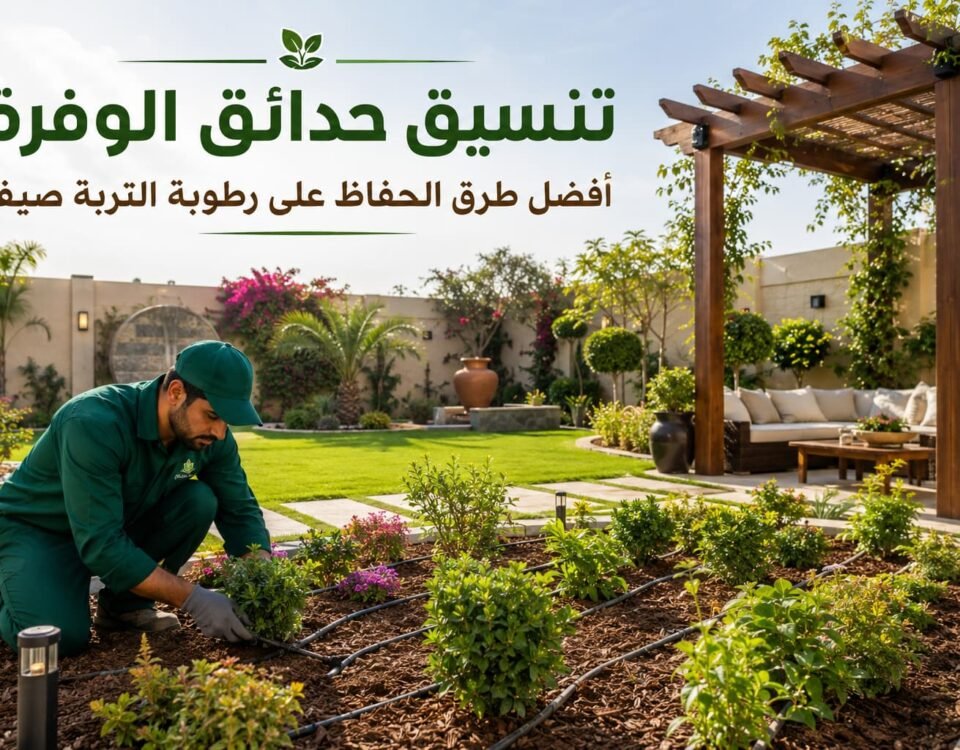 تنسيق حدائق الوفرة صيفًا