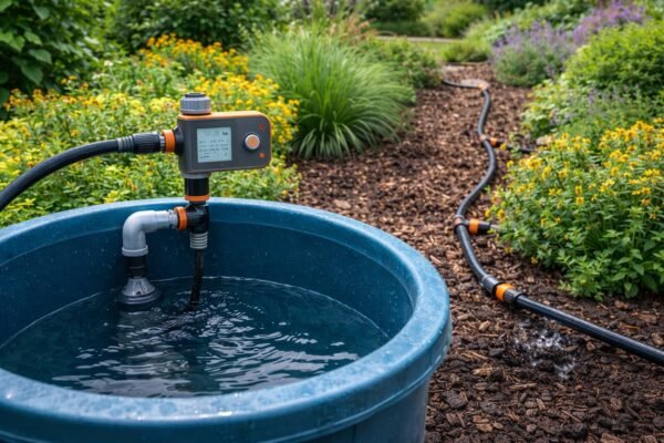 نظام حديث لإعادة استخدام مياه الري في الحدائق