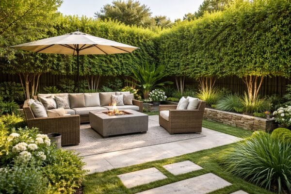 حديقة منزلية بخصوصية عالية في الدعية