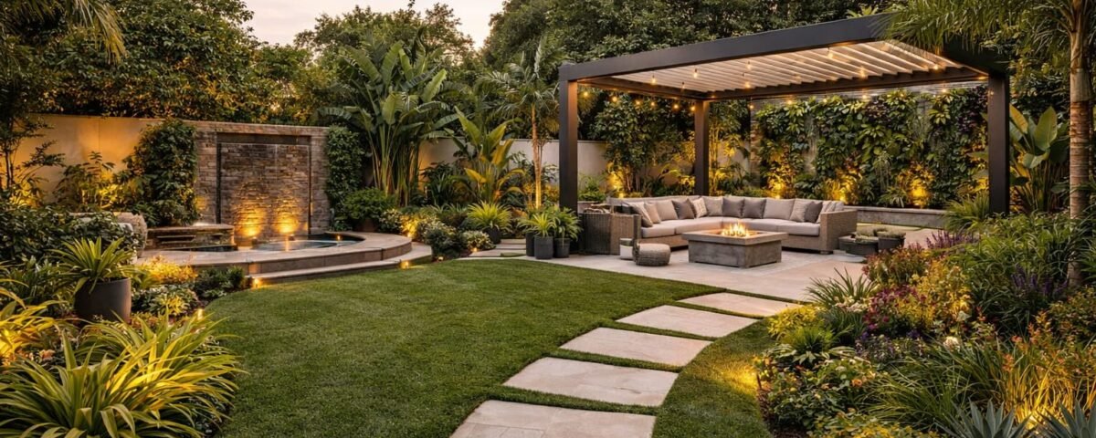 تنسيق حدائق تيماء بالكويت حلول مبتكرة لتصميم المساحات الواسعة