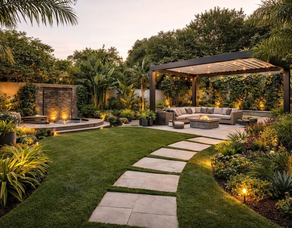 تنسيق حدائق تيماء بالكويت حلول مبتكرة لتصميم المساحات الواسعة