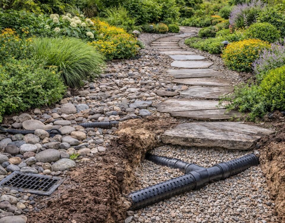 تنسيق حدائق القادسية بالكويت مع نظام تصريف متكامل