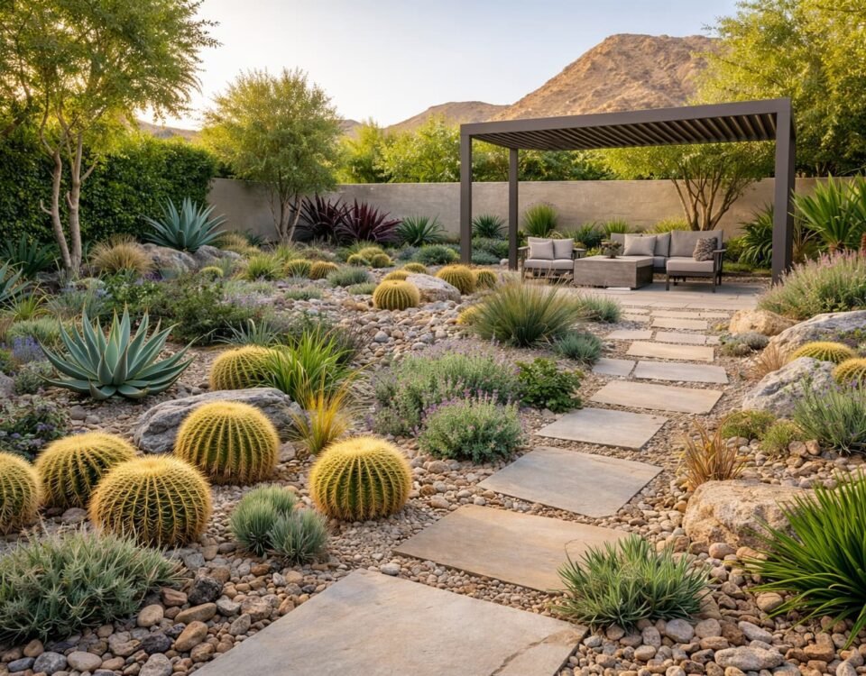 تنسيق حدائق الصوابر بالكويت بنباتات تتحمل الجفاف