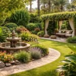 تنسيق حدائق القيصرية بالكويت وحماية النباتات من الأتربة