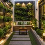 تنسيق حدائق أمغرة حلول مبتكرة للمساحات الضيقة جدًا بالكويت