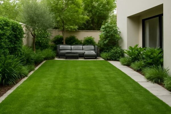 حديقة منزلية عصرية بتصميم حديث في الأحمدي