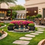 تصميم حديقة منزلية عصرية بالكويت