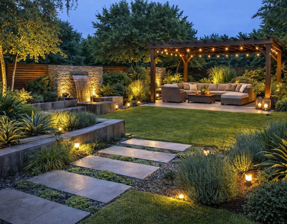 تنسيق حدائق العديلية بالكويت بتصميم عصري