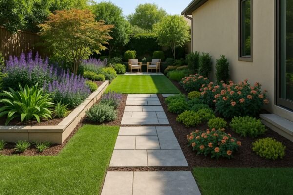 تصميم هندسي لحديقة