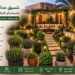 تنسيق حدائق النعيم بالنباتات العطرية