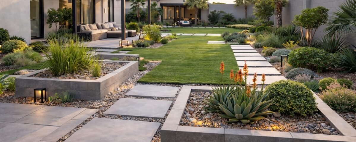 تنسيق حدائق حديثة في دسمان