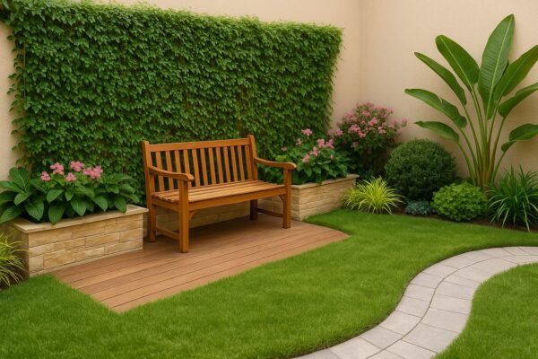 زاوية هادئة في الحديقة