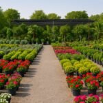 مشاتل الكويت يحتوي على شتلات وزهور ونباتات متنوعة