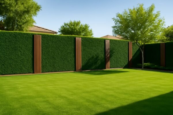 سياج تركي يحيط بحديقة كبيرة