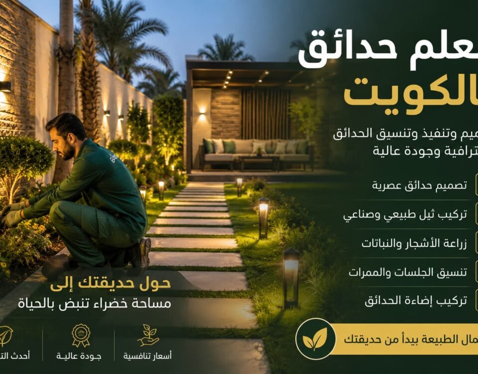 معلم حدائق بالكويت