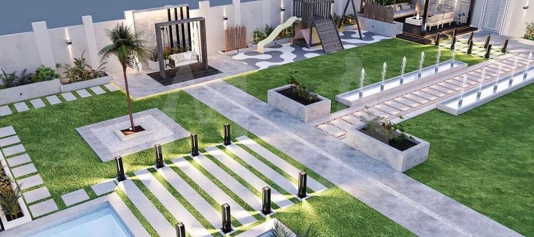 عمل ممرات حدائق