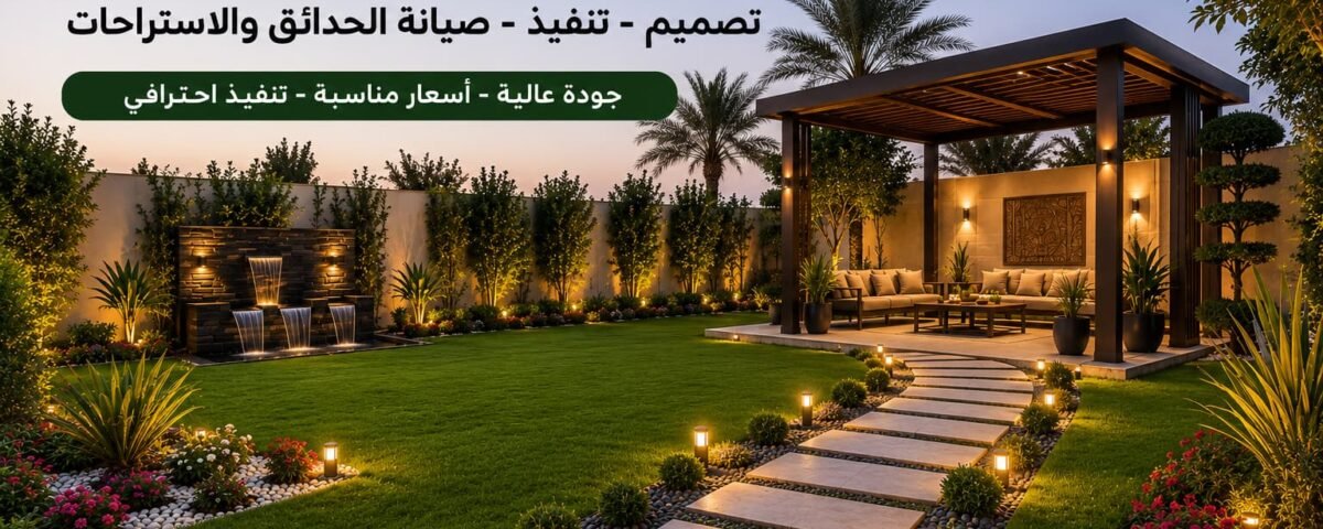 شركة تنسيق حدائق كبد
