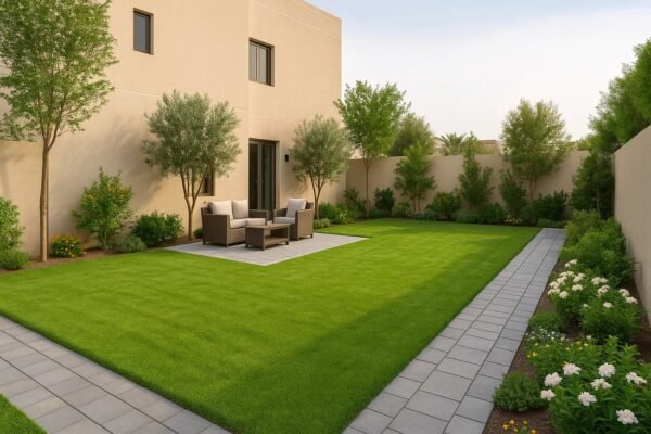 حديقة منزلية أنيقة في صبحان بالكويت