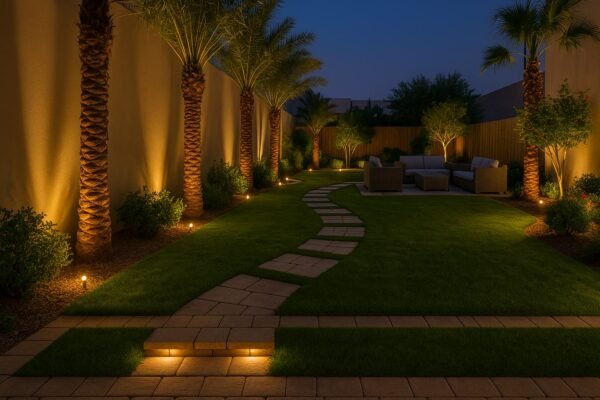 حديقة منظمة في الصليبيخات بالكويت