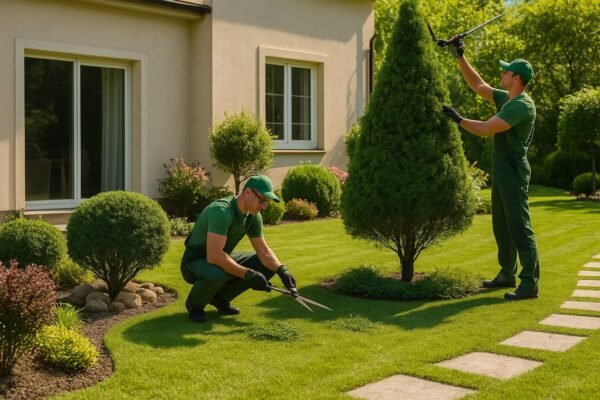 صيانة حديقة منزلية في أم الهيمان بالكويت