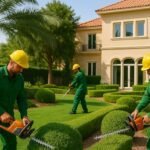 قص أشجار الحدائق بالكويت