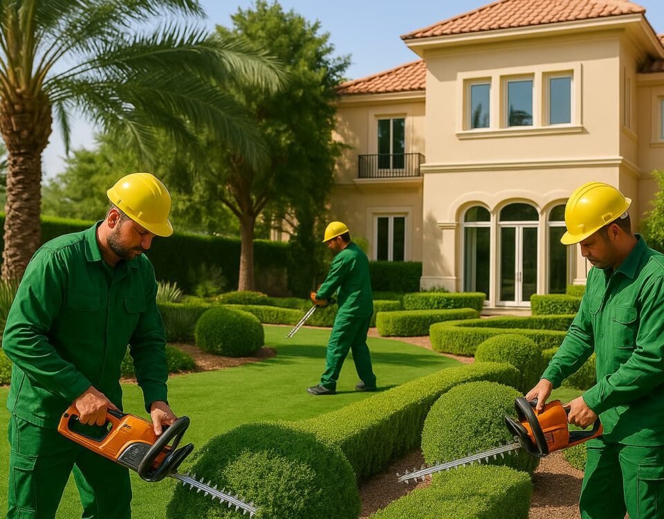 قص أشجار الحدائق بالكويت