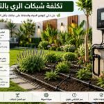 تكلفة شبكات الري بالتنقيط الحديثة