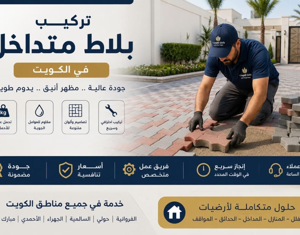 تركيب بلاط متداخل بالكويت