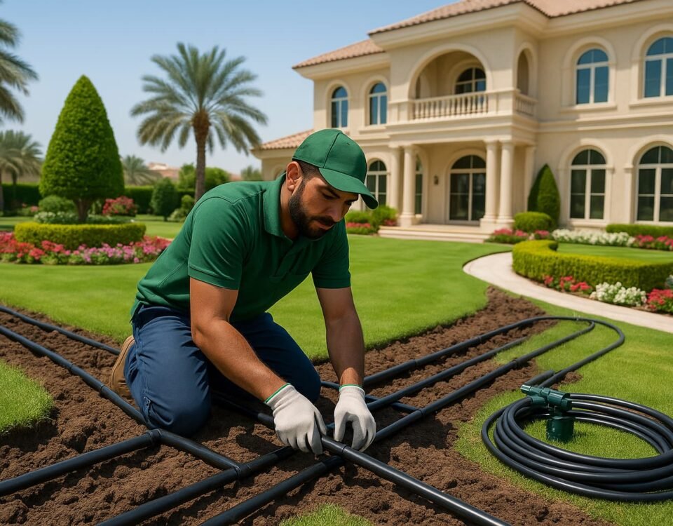 تمديد شبكات الري