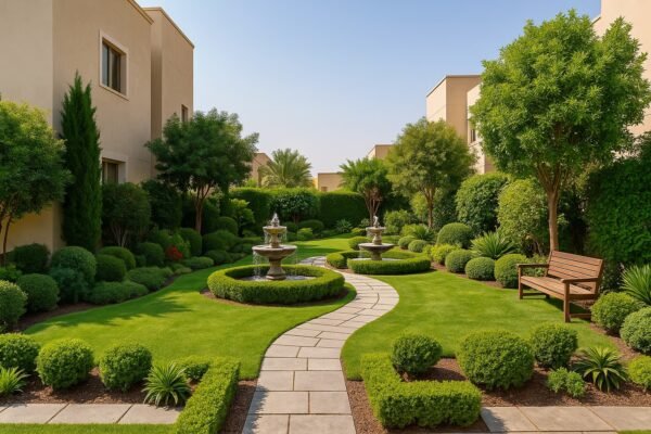 حديقة متكاملة التصميم