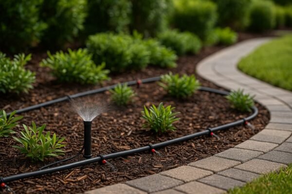 نظام ري تلقائي بخطوط تنقيط